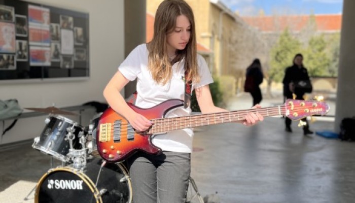 Rocking Out with Student Talent: Guns N' Roses Classics Take Center Stage at  The English School 's 